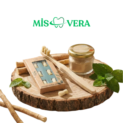Misvera™ Çift Başlıklı Misvak Diş Fırçası